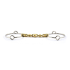 Large Ring Gag Bit with Roller Mouthpiece Waterford