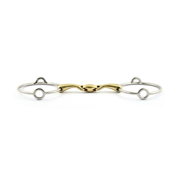 Mors releveur grands anneaux double brisure