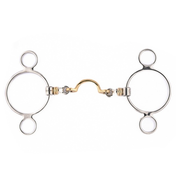 Pessoa Bit with Rollers and Tongue Relief
