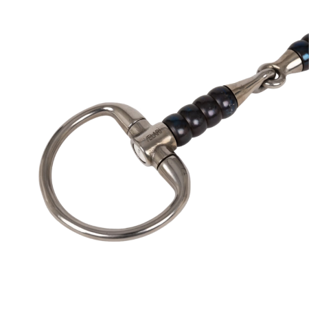 Eggbutt Cherry Roller Snaffle Bit