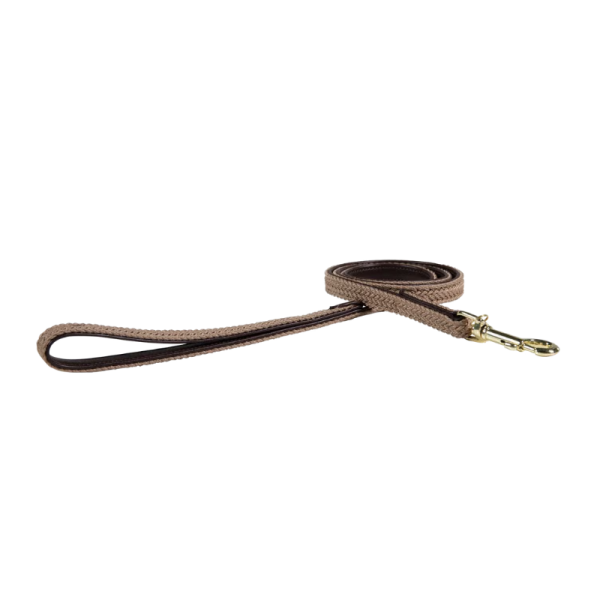 Gevlochten nylon hondenriem is 120 cm