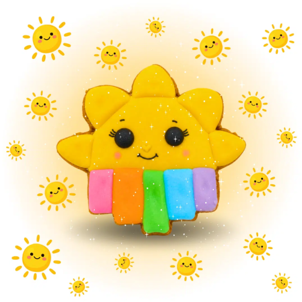 Iced Cookie SUNSHINE - Rainbow World