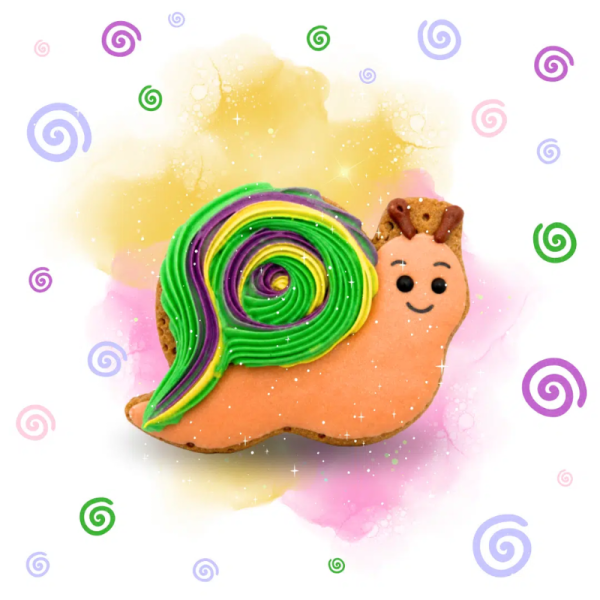 Iced Cookie MAGIC SNAIL - Rainbow World