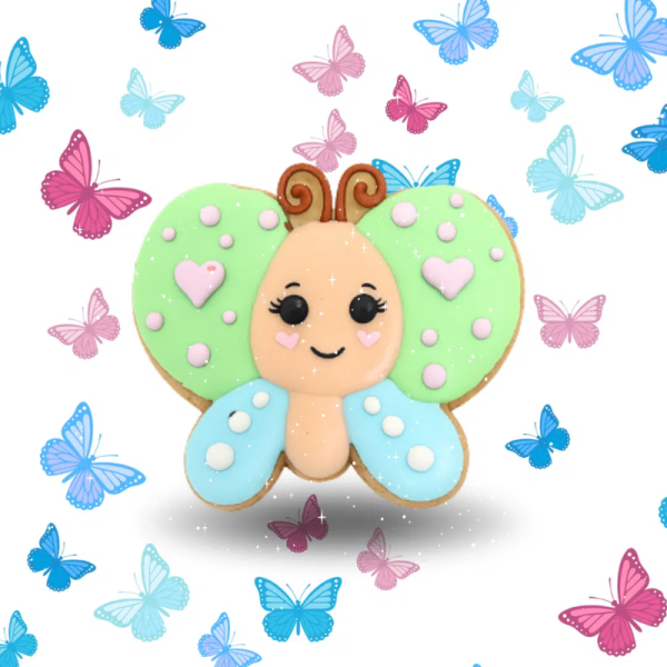Iced Cookie BUTTERFLY - Rainbow World