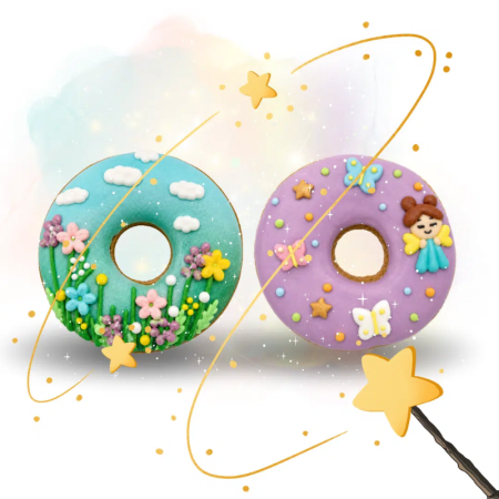 Rainbow World – Iced Donuts