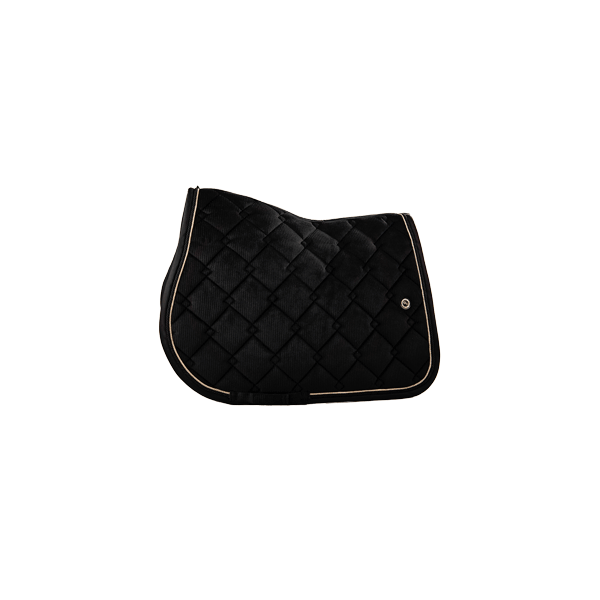 Saddle pad Luxor 3D-velvet with Bamboo Charcoal lining