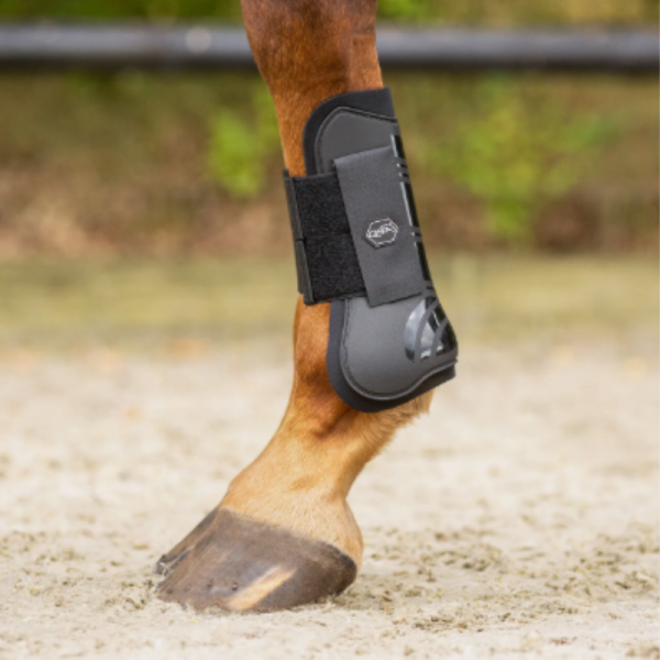 Open front tendon boots