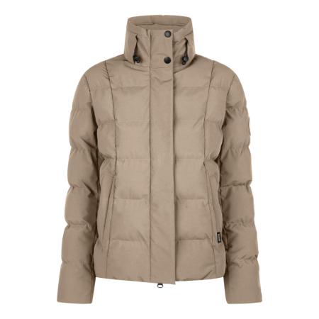 Veste Matelassée Col Montant Droit Athleisure