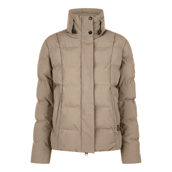 Veste Matelassée Col Montant Droit Athleisure