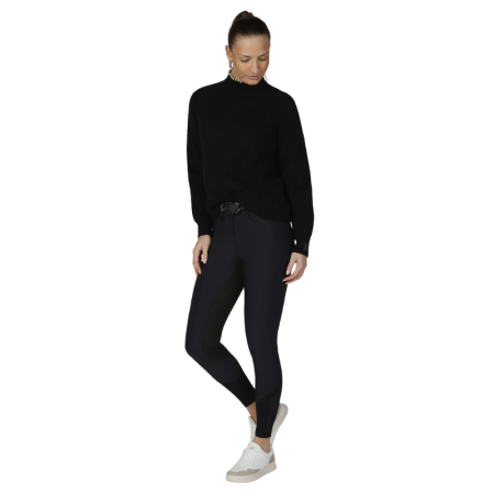 Ceelina Grid TexLeather Women's Full Seat Riding Breeches