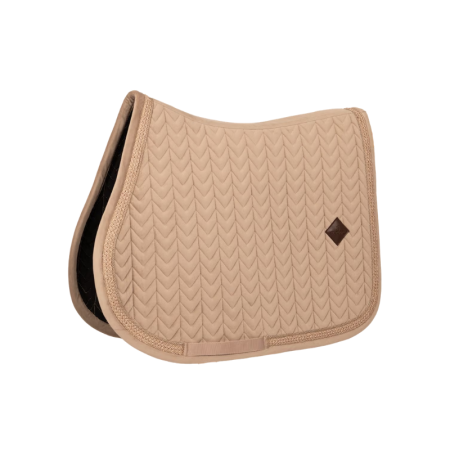 Tapis de Selle Velvet Fishbone cordelette tressée pailletée Jumping