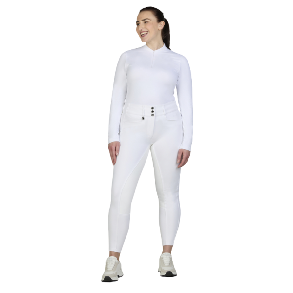 New Candela FlexTec Leather Women's Full Seat Riding Breeches
