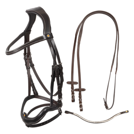 Bridon Anglais Equestro Muserolle Anatomique