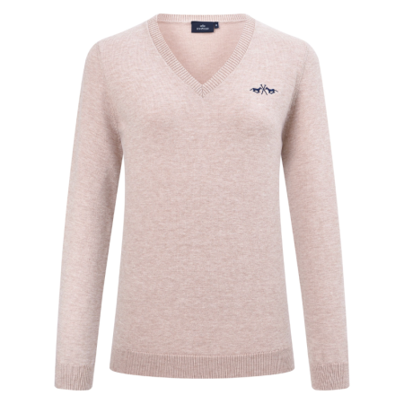 HVPOralie Women’s Fine Knit V-Neck Pullover