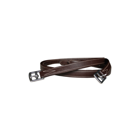 Etrivières nylon/cuir Canter