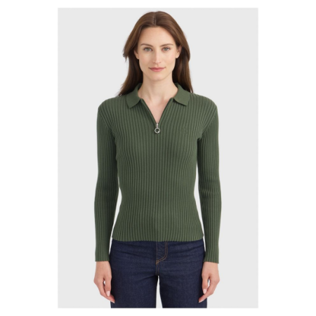 Celeste Women's Long-Sleeve Polo Shirt