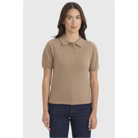 Cherry Women's Short-Sleeve Polo Shirt
