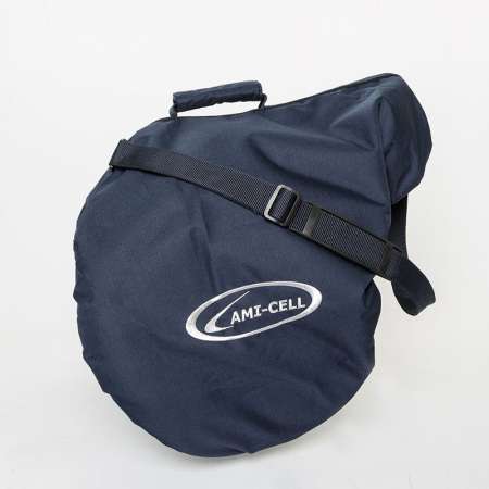 Saddle cover with carry straps