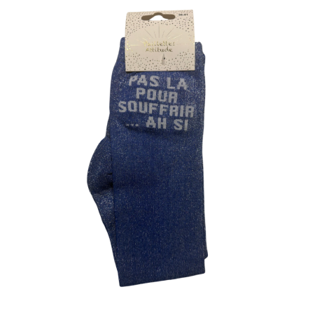 Pas Là Pour Souffrir… Ah Si Glitter Riding Socks