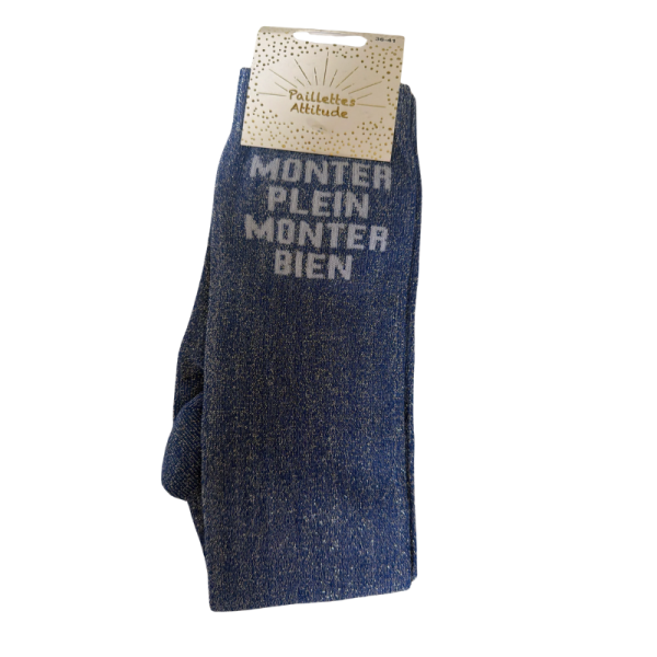MONTER PLEIN MONTER BIEN Glitter Riding Socks