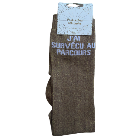 Chaussettes J'ai survécu au parcours