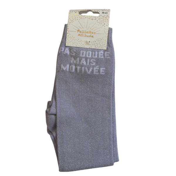 Socks Pas douée mais motivée