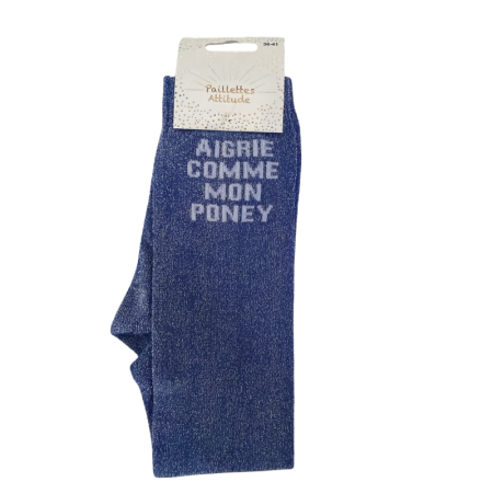 Socks Aigrie comme mon poney