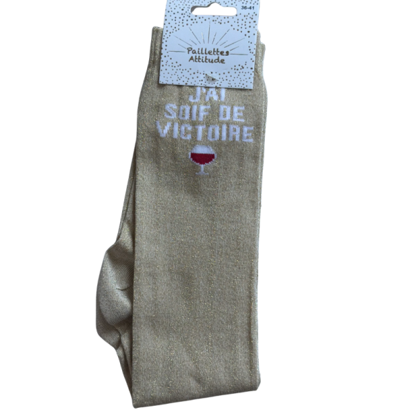 Socks J'ai soif de victoire