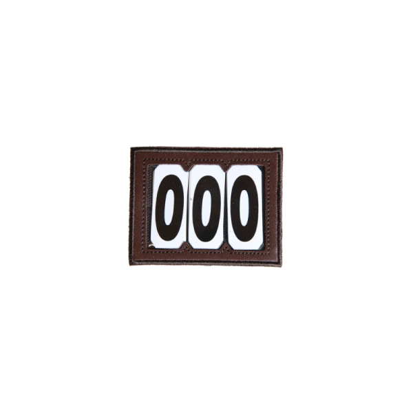 Porte-Numéro PVC Velcro