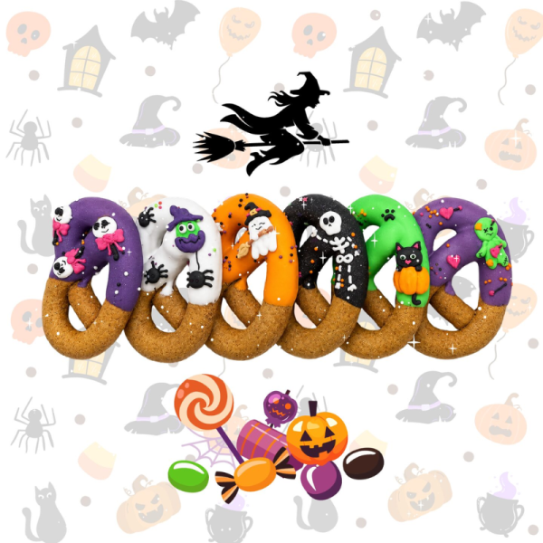 Halloween Paardensnoepjes – Geglazuurde Pretzels
