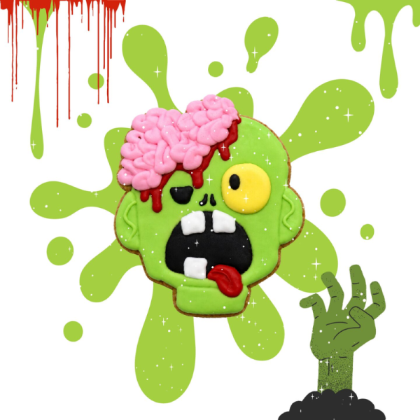 ZOMBIE Iced Cookie - Halloween Collection