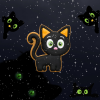 BLACK CAT Iced Cookie - Halloween Collection