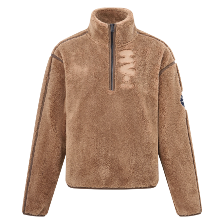 Fleece Sweater HVPRosine met Halve Rits