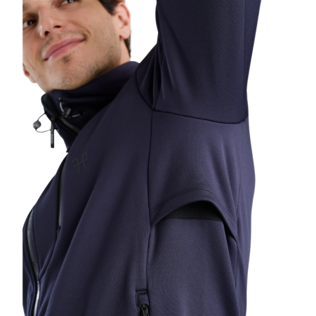 Quest Herenrijsweater met Ritssluiting