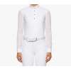 CT Geplooid Competitiepoloshirt met lange mouwen