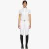 CT S/S Women's competition shirt in perforated fabric