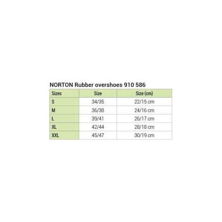 Sur-bottes NORTON en caoutchouc