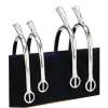 FEELING "Prince of Wales" stainless steel side spurs with round loops