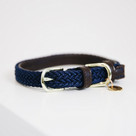Gevlochten Nylon Hondenhalsband