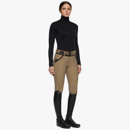 CT Women's Polo Neck Performance Wool Jumper