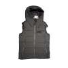 CT Geo Cut puffervest met capuchon