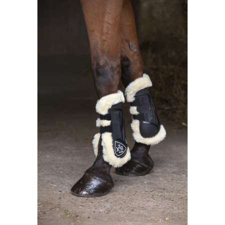 NORTON “XTR” Tendon Boots in synthetic sheepskin