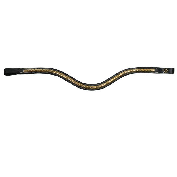 Dy'on V-shaped brass clincher browband