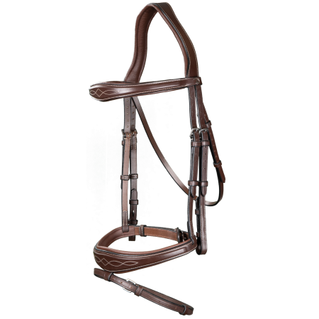 Dy'on Hunter Anatomic Flash Noseband Bridle