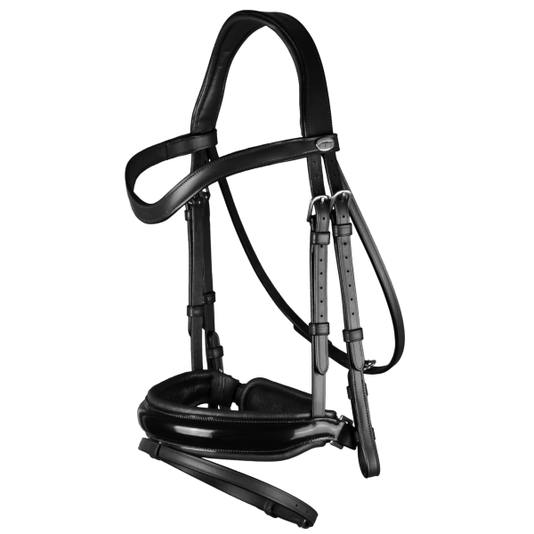Dy'on Working Patent Large Crank Noseband Bridle With Flash