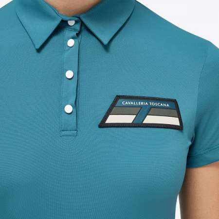 CT Women's Piqué Knit Polo Shirt with buttons