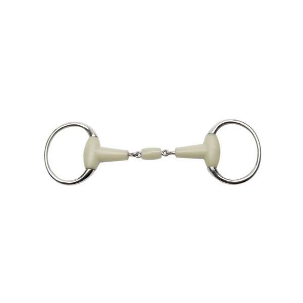 FEELING Flexi double-jointed eggbutt snaffle