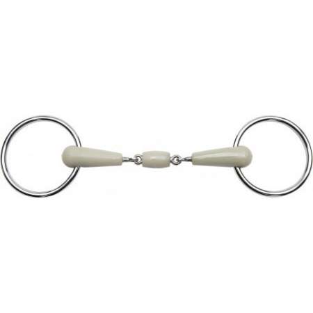 FEELING Flexi double-jointed ring snaffle