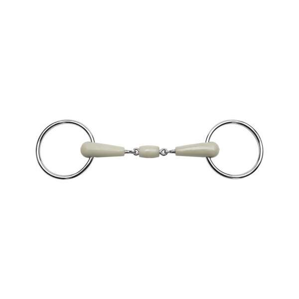 FEELING Flexi double-jointed ring snaffle