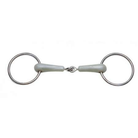 FEELING flexi Jointed ring snaffle